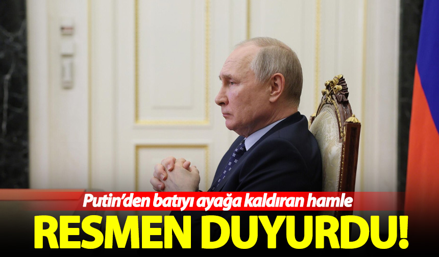 Putin den Batı yı tedirgin eden hamle Resmen açıkladı Habervakti