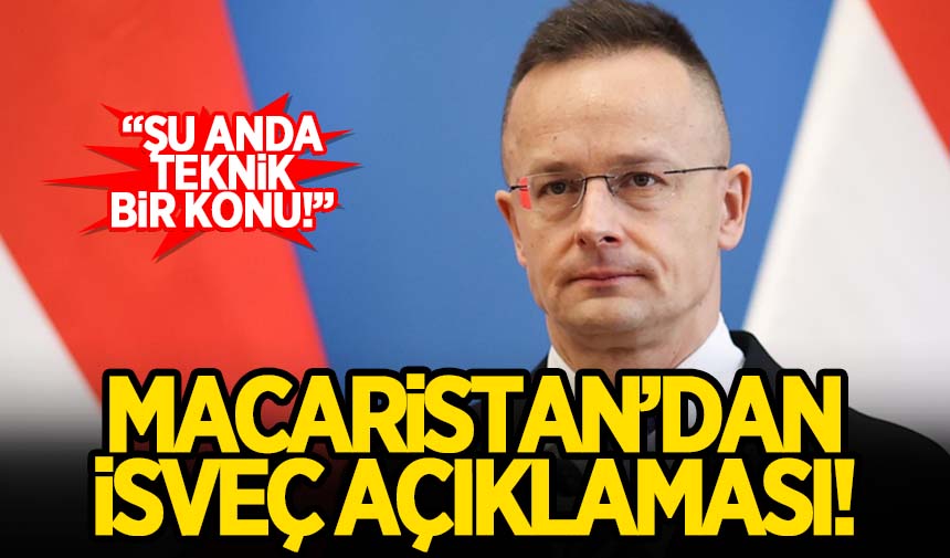 Üçlü zirve sonrası Macaristan dan İsveç açıklaması Habervakti son