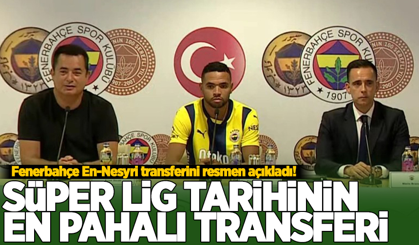 Fenerbah E En Nesyri Yi A Klad S Per Lig Tarihinin En Pahal