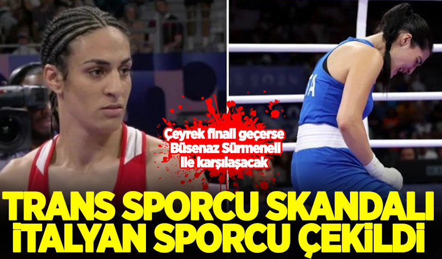 Olimpiyatlarda Trans sporcu skandalı İtalyan boksör Cezayirli boksör