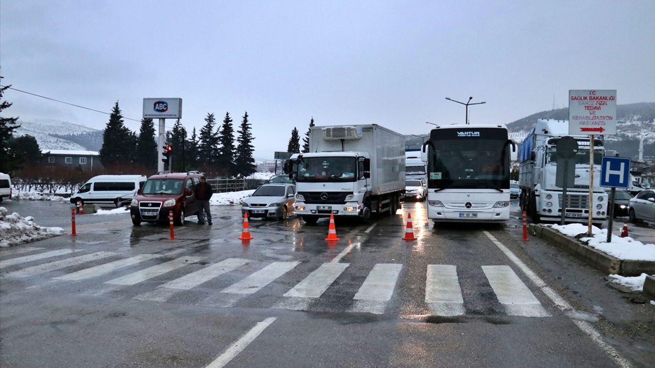 TAG Otoyolu Osmaniye'den Gaziantep yönüne kapatıldı