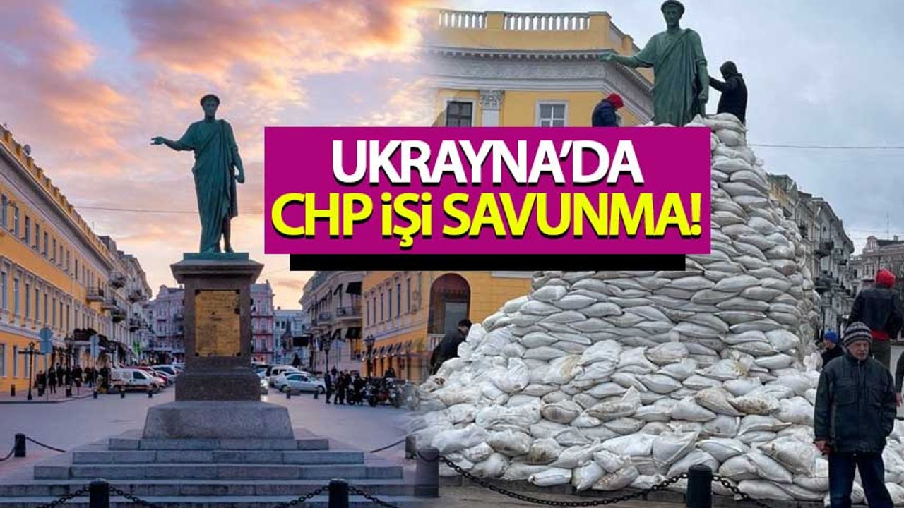 Ukraynalılar da CHP'li belediyeler gibi 'önce heykel' dedi