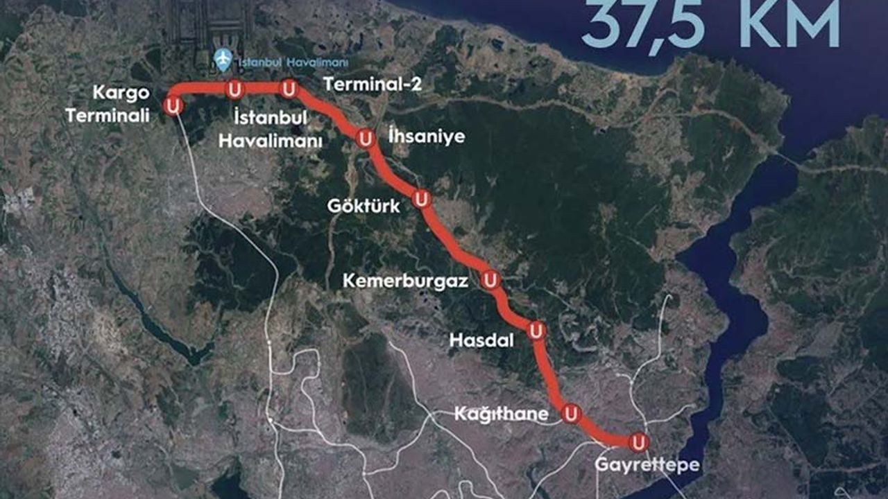 Gayrettepe-İstanbul Havalimanı metro hattında sona gelindi