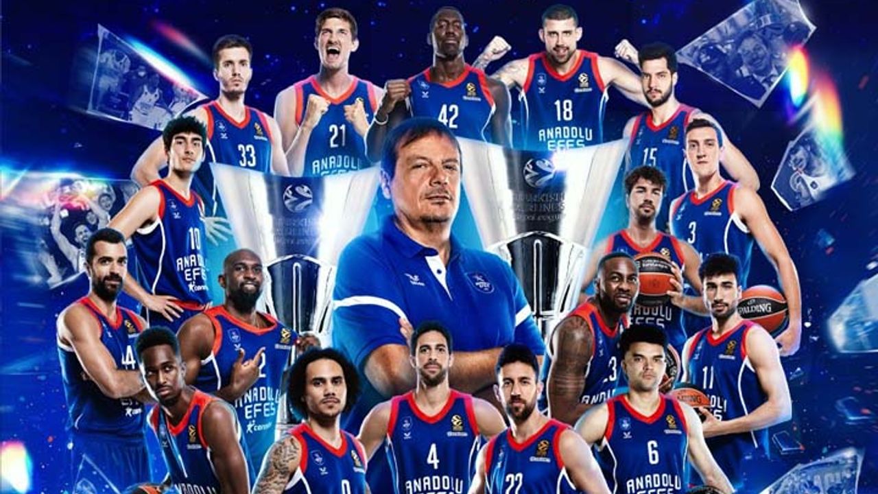 Anadolu Efes, EuroLeague'de üst üste ikinci kez şampiyon