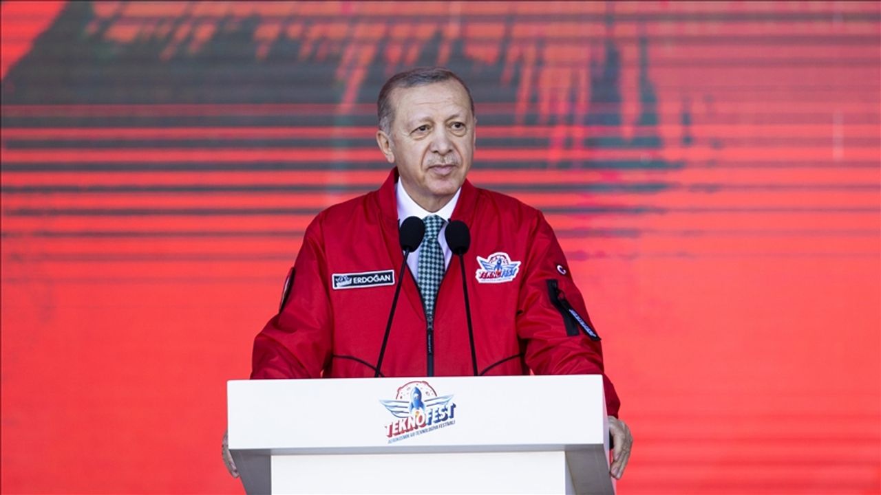 Başkan Erdoğan'dan Teknofest'te net mesaj: Kimseye verecek tek karış toprağımız yok