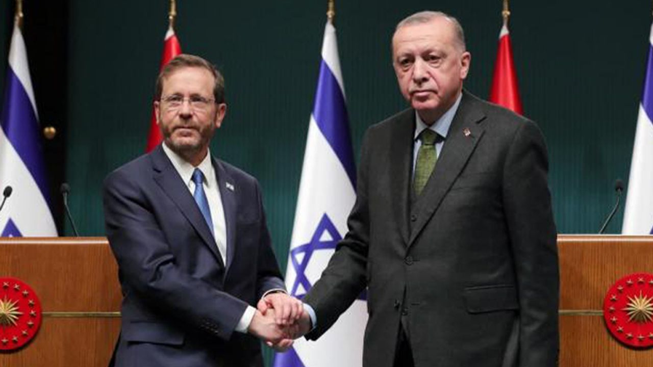 Başkan Erdoğan İsrail Cumhurbaşkanı Herzog ile görüştü