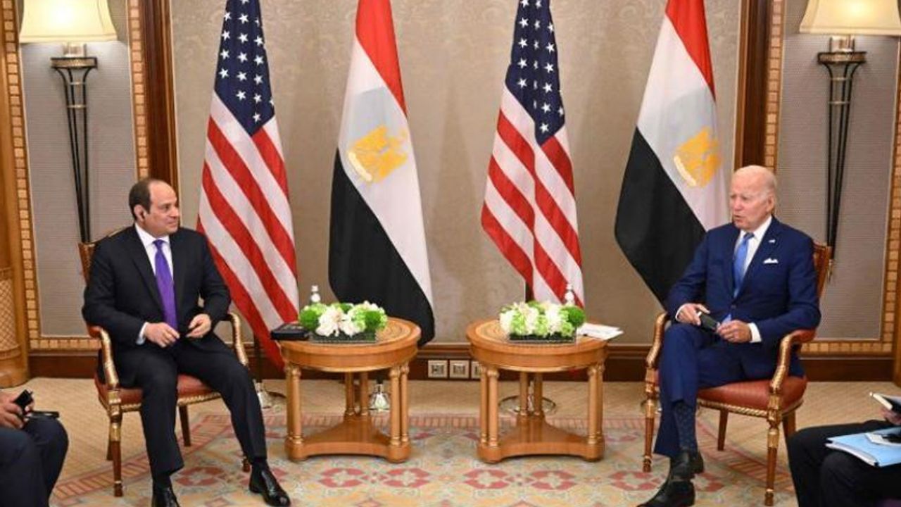 Biden, Mısır Cumhurbaşkanı'ndan övgüyle bahsetti