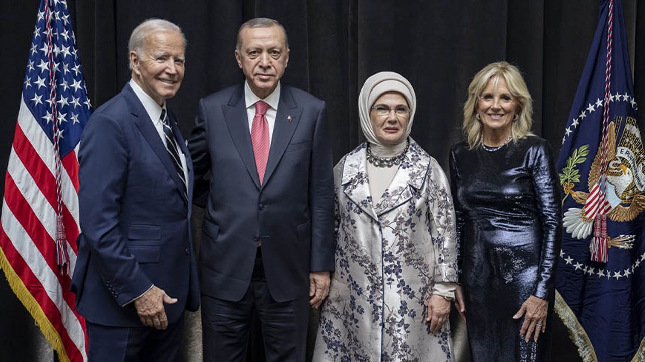 Başkan Erdoğan ABD Başkanı Biden'ın  liderler onuruna verdiği yemeğe katıldı