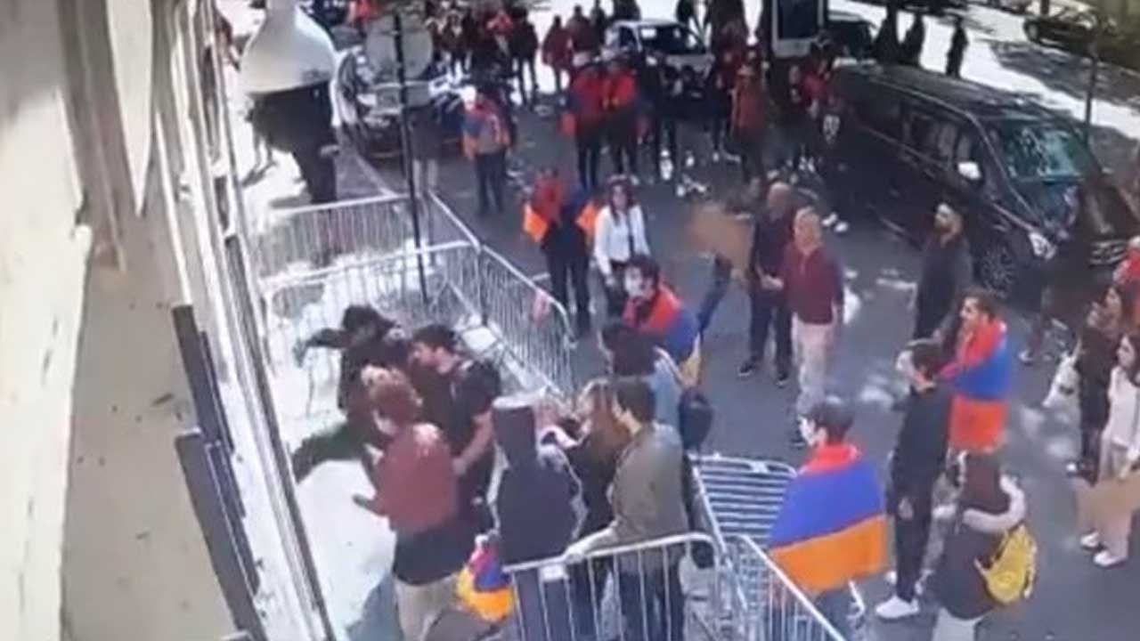 Ermeni çeteler, Azerbaycan'ın Paris Büyükelçiliğine saldırdı