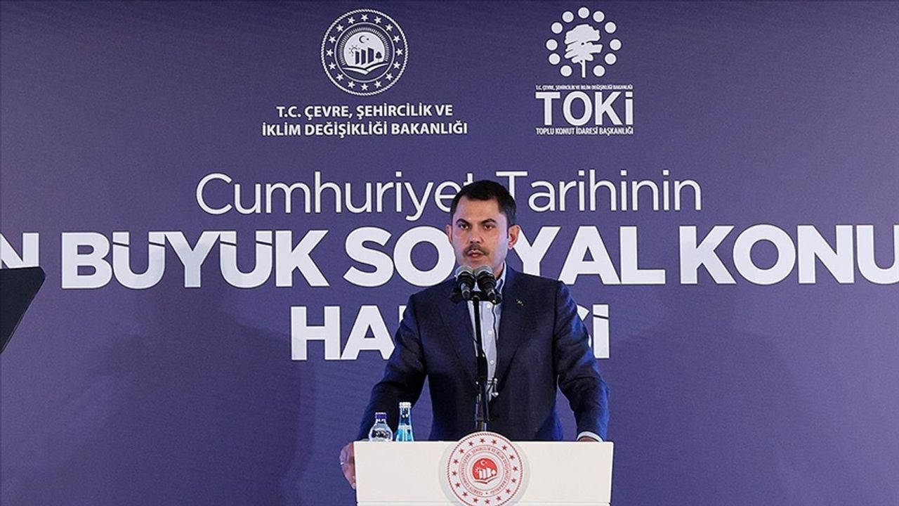 Murat Kurum'dan yeni konut müjdesi