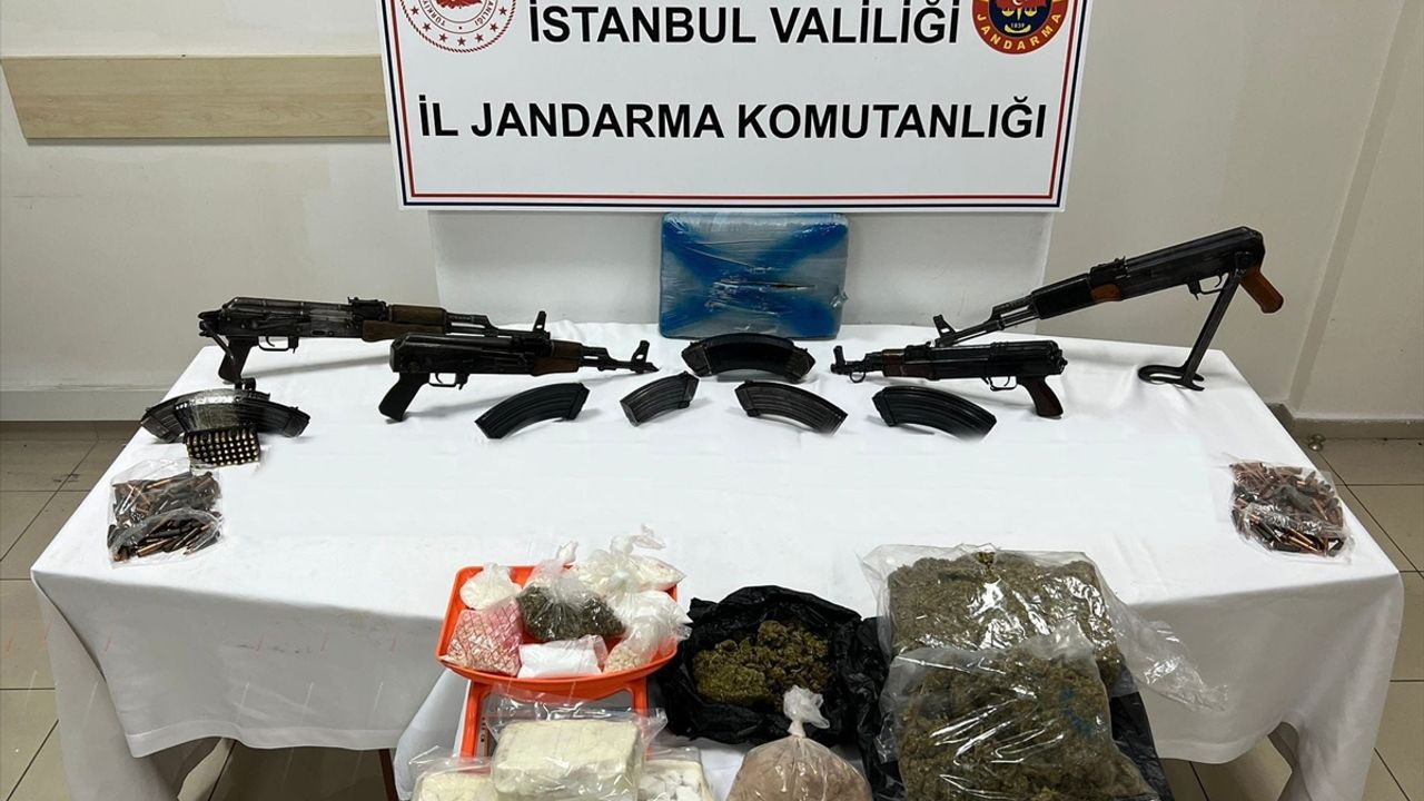 İstanbul'da Jandarmadan uyuşturucu operasyonu