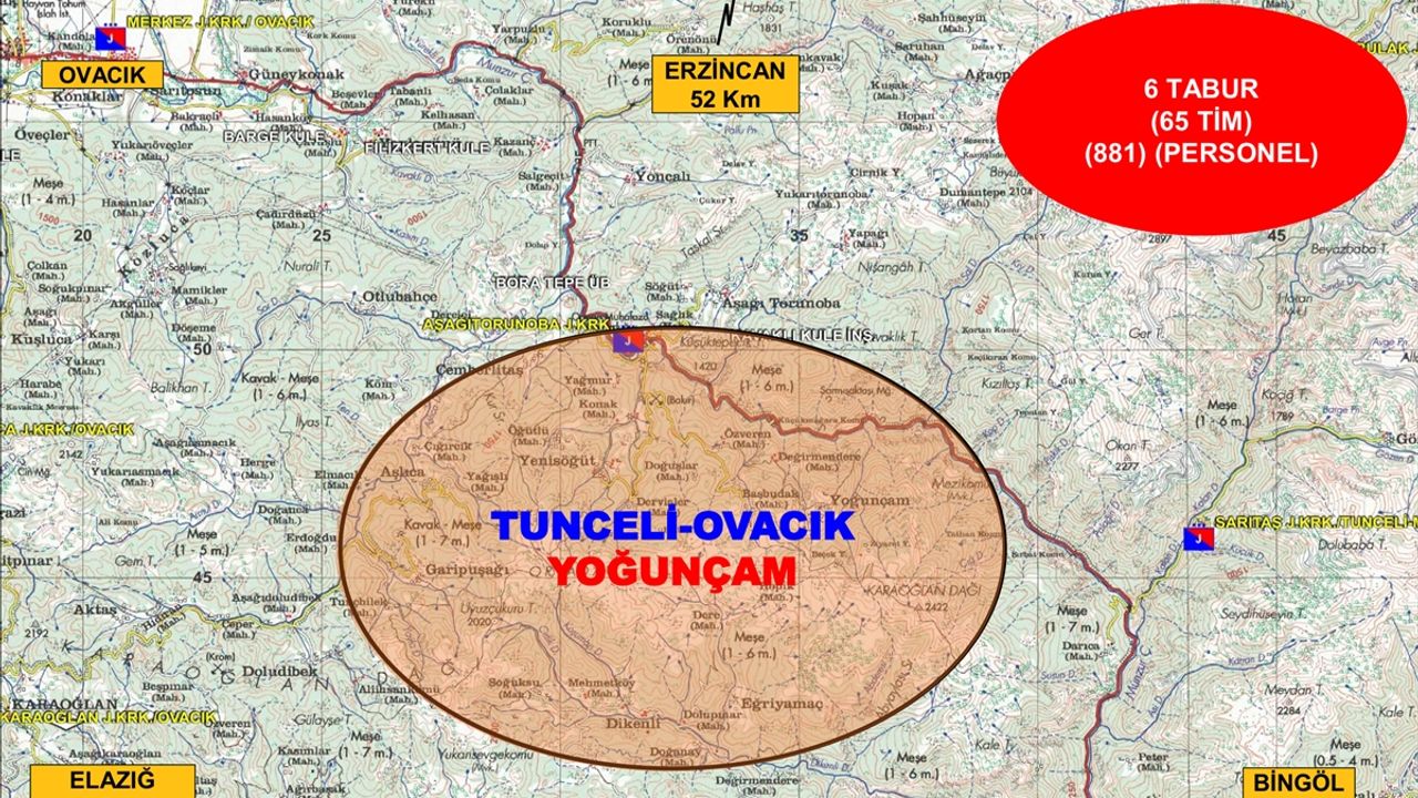 Tunceli'de Eren Abluka Sonbahar-Kış-13 Operasyonu başlatıldı