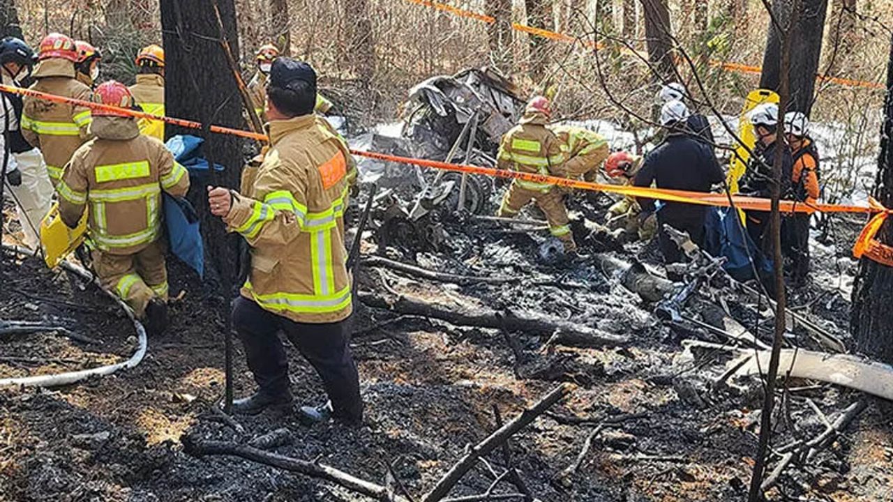 Güney Kore'de helikopter kazası: 5 ölü