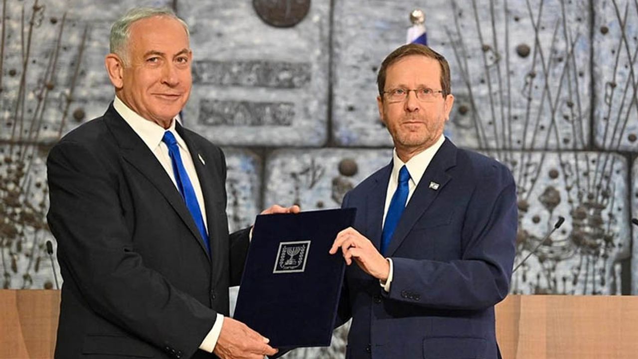 İsrail'de Cumhurbaşkanı Herzog hükümet kurma görevini Netanyahu'ya verdi