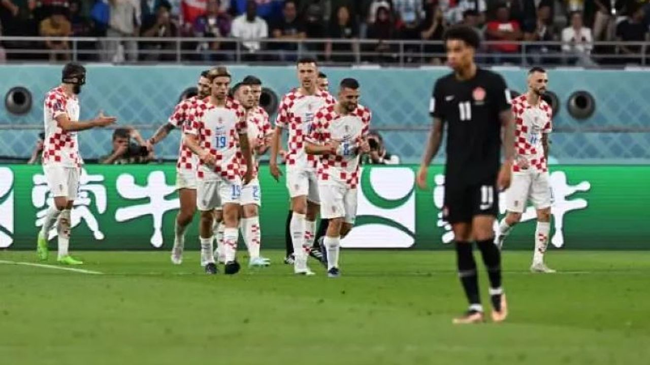 Hırvatistan sürprize mahal vermedi, 4 golle geçtiği Kanada'yı kupanın dışına yolladı