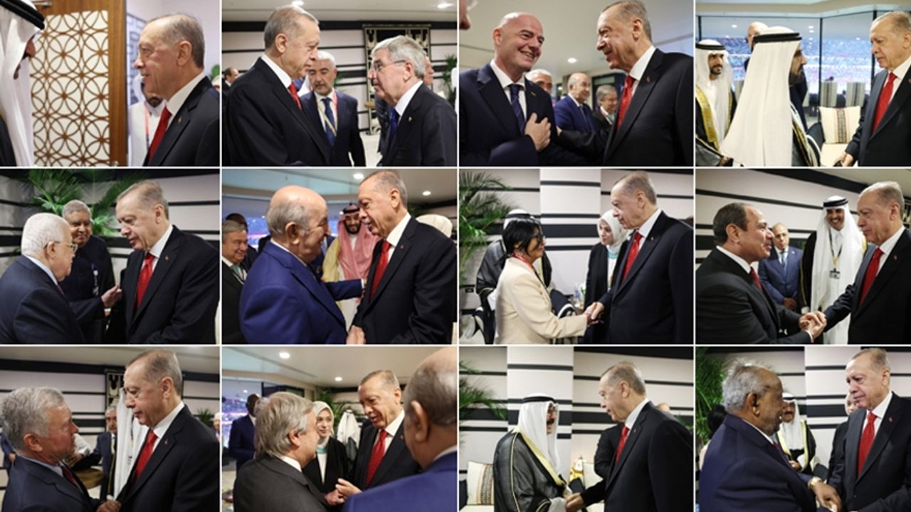 Cumhurbaşkanı Erdoğan, Dünya Kupası açılış törenine katıldı