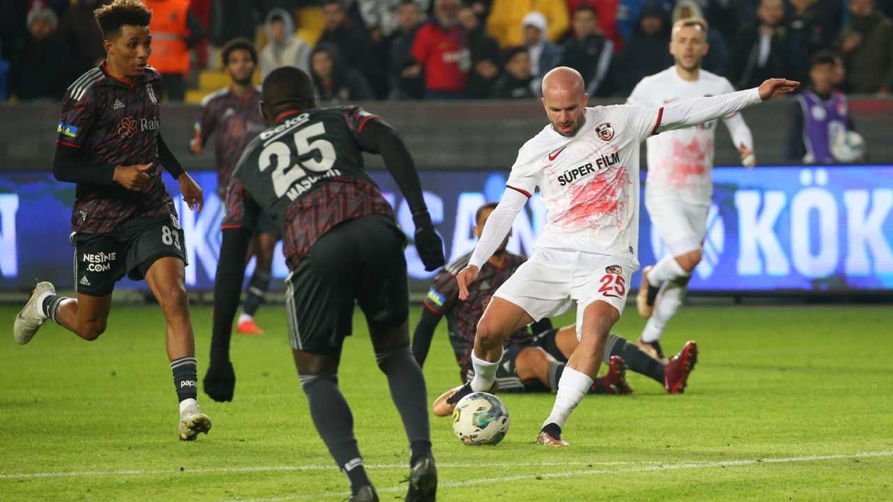 Gaziantep FK-Beşiktaş maçı berabere bitti