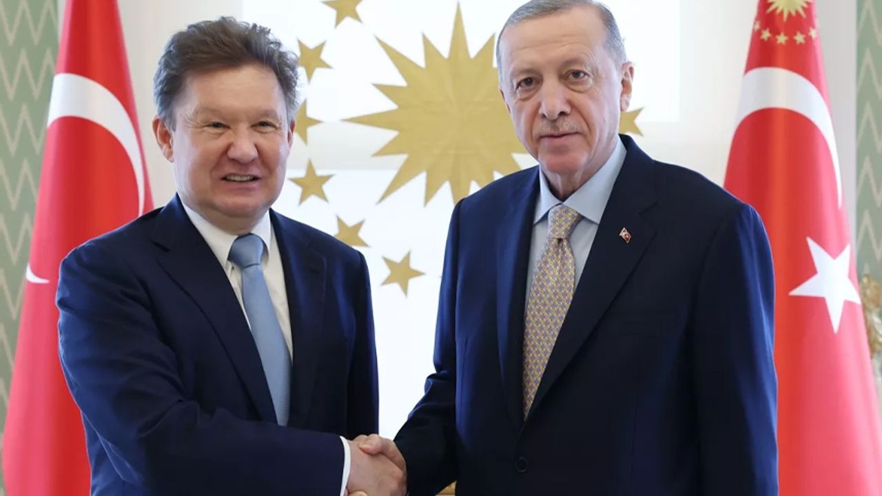 Cumhurbaşkanı Erdoğan'dan Gazprom teması! Başkan Miller'i ağırladı