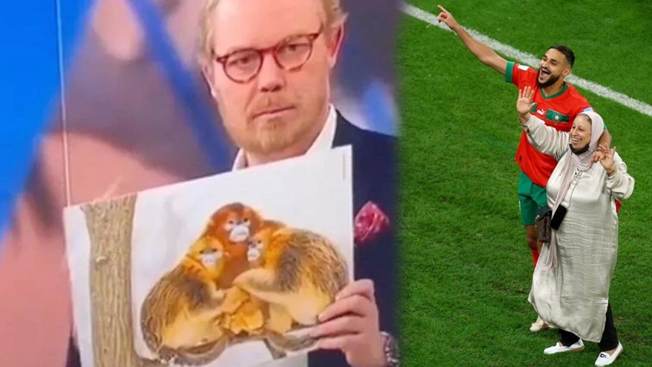 Danimarka kanalı Faslı futbolcularla annelerini maymun ailesine benzetti!