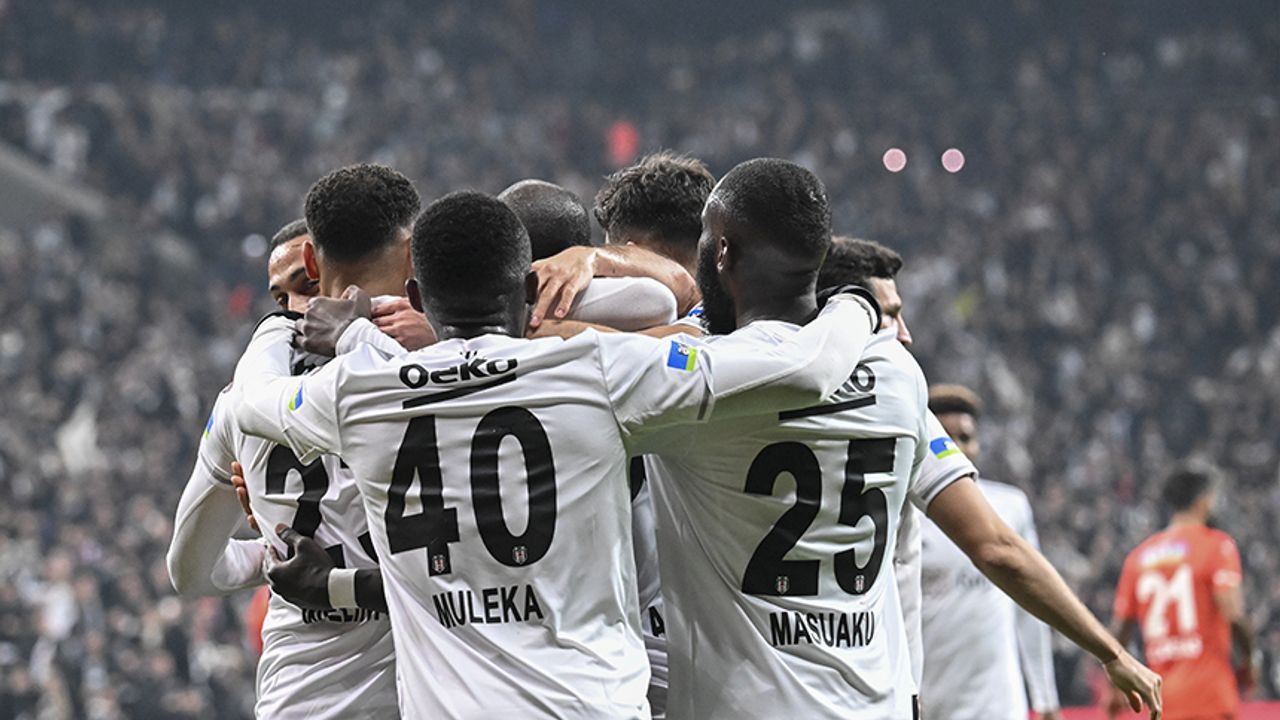 Beşiktaş, Alanyaspor'u 3 golle geçti