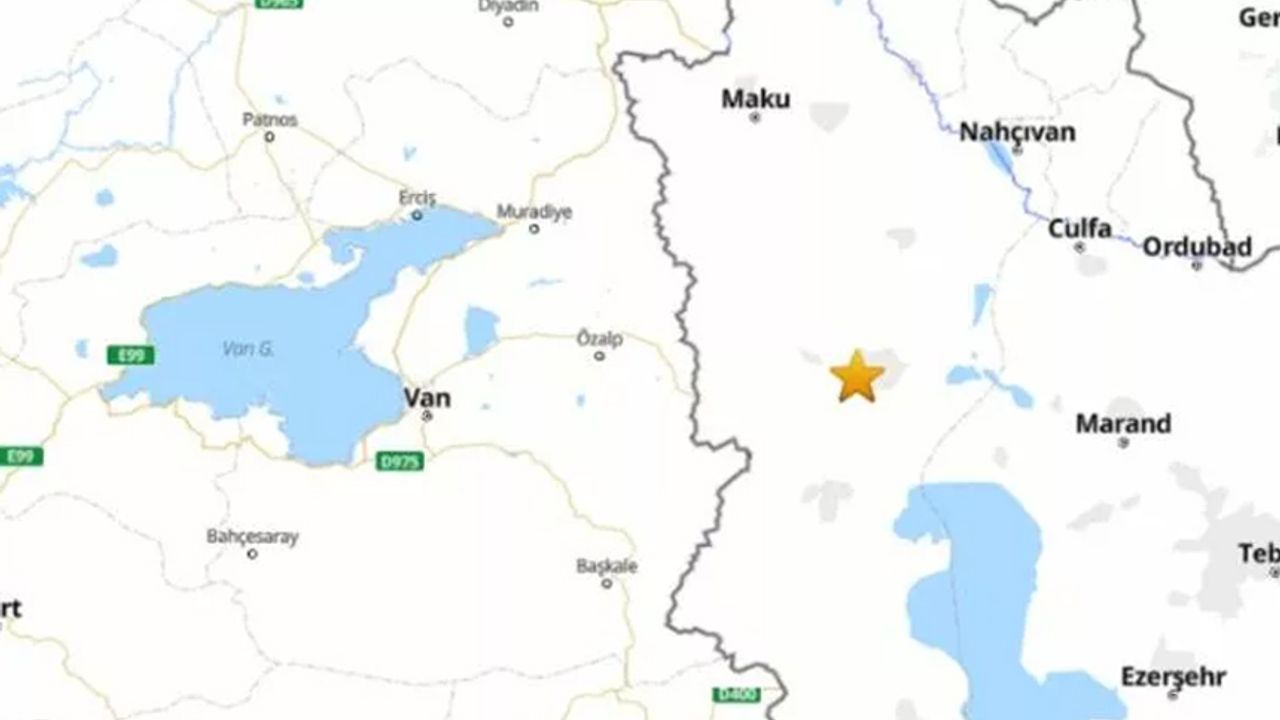 Türkiye-İran sınırında 5.7 büyüklüğünde deprem