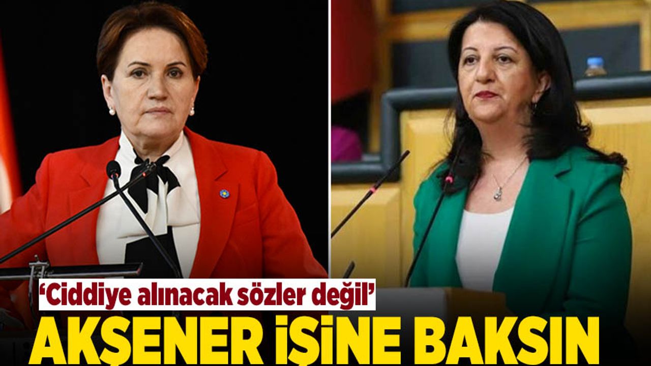 HDP'den Akşener'e: İşine baksın