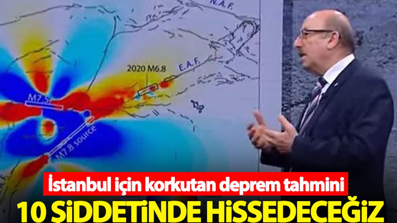 Prof. Dr. Okan Tüysüz:7.6'lık olası İstanbul depremi bu ilçelerde 10 şiddetinde hissedilecek