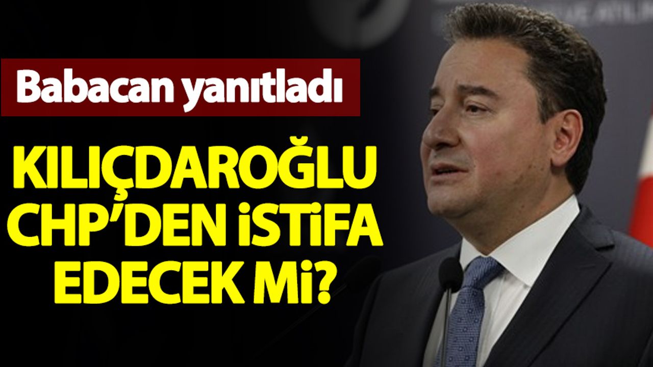 Kılıçdaroğlu CHP'den istifa edecek mi?