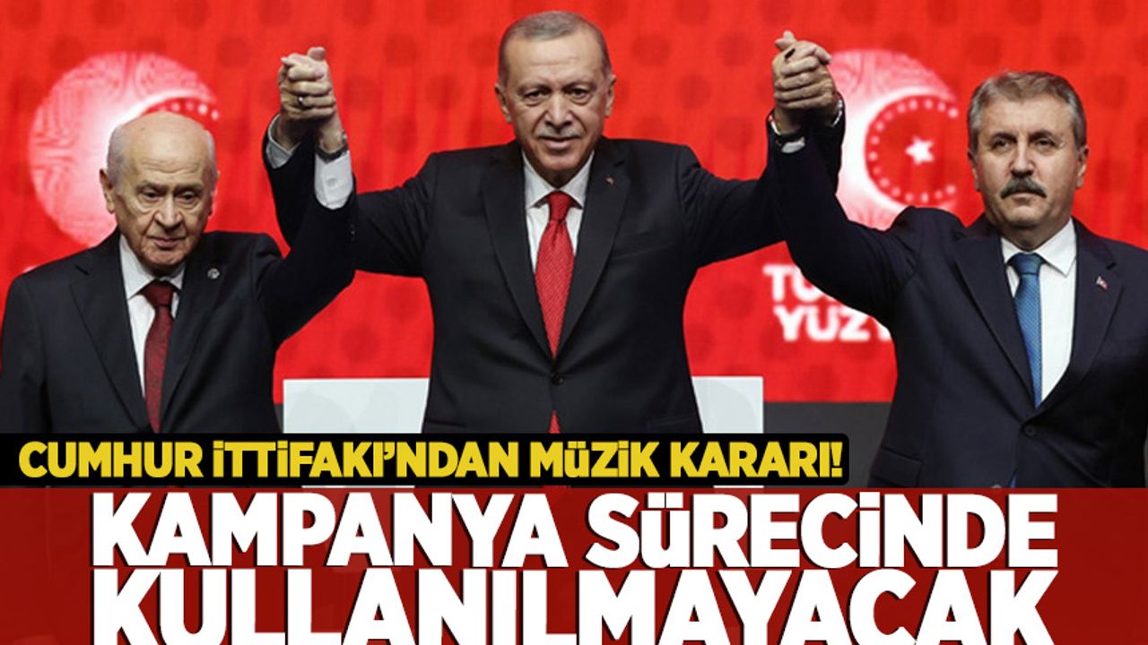 Cumhurbaşkanı Erdoğan, kampanya sürecinde seçim müziği kullanmayacaklarını açıkladı