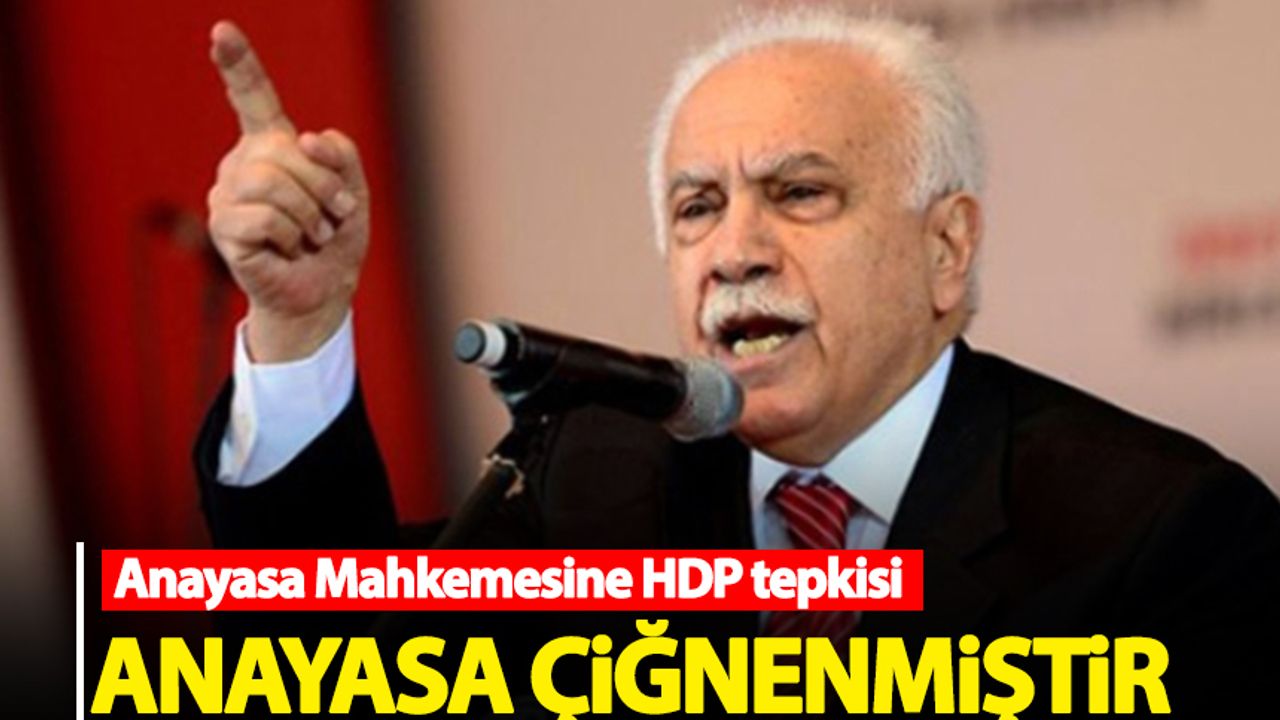 Perinçek'ten AYM'ye HDP tepkisi