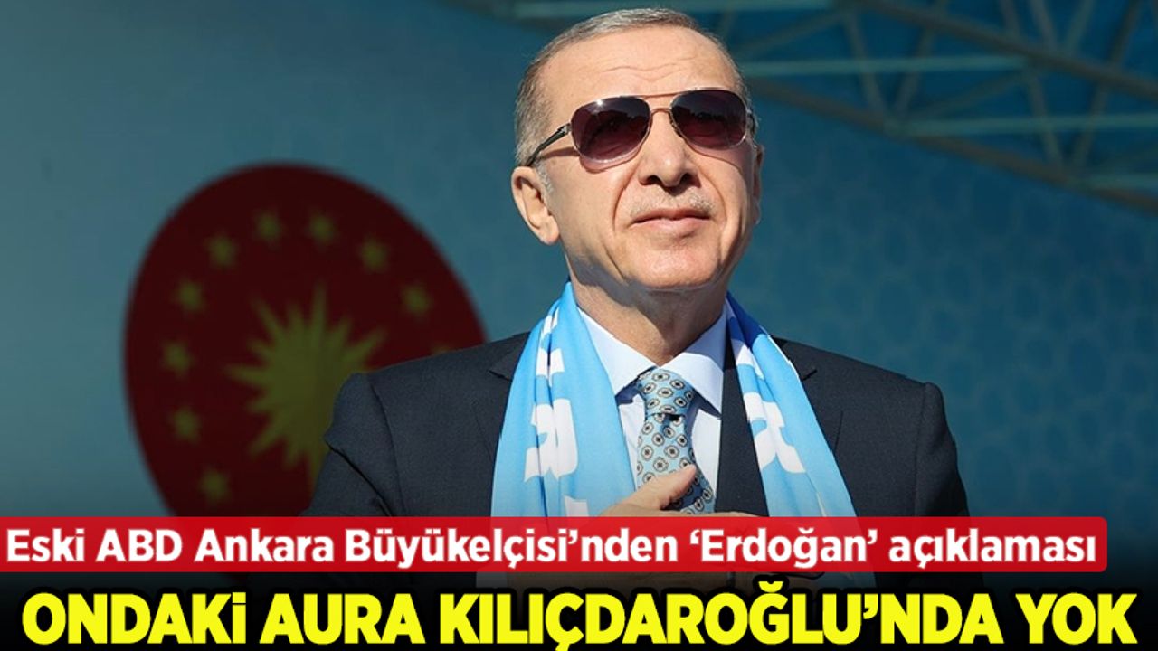 Eski ABD Ankara Büyükelçisi, Erdoğan'dan sitayişle bahsetti