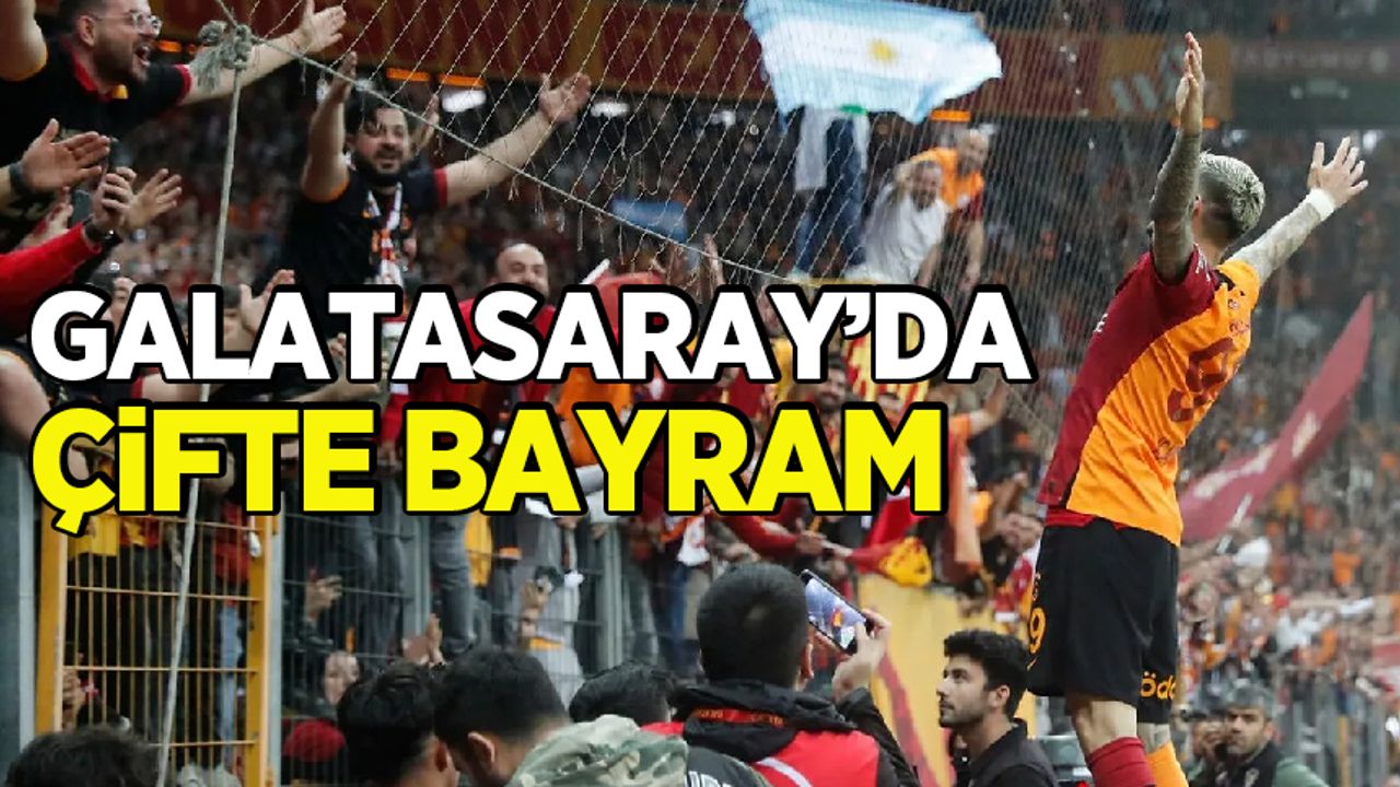 Galatasaray'da çifte kutlama! Fenerbahçe'yi 3 farkla geçti