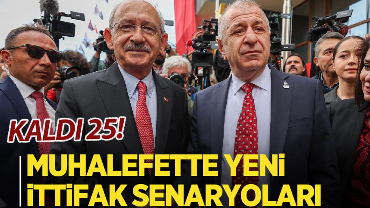 Muhalefette yeni ittifak senaryoları! Özdağ-Kılıçdaroğlu görüşmeleri neyi işaret ediyor?