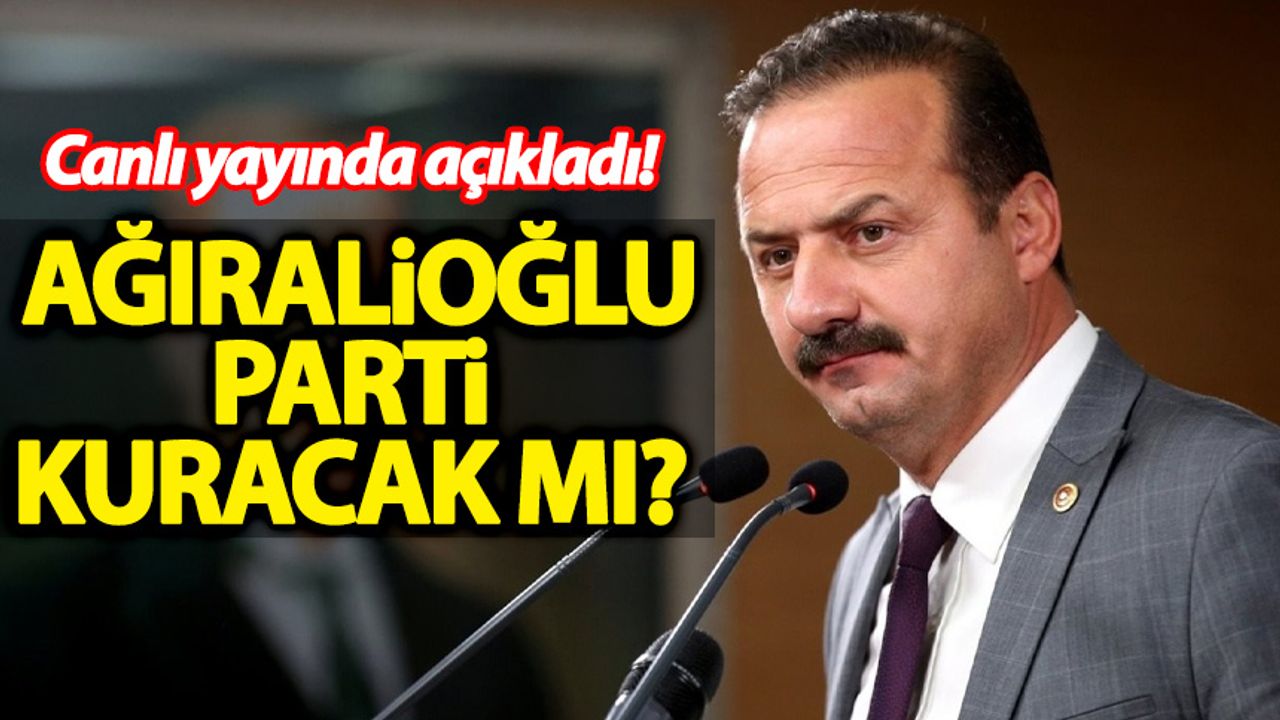 Canlı yayında duyurdu! Yavuz Ağıralioğlu parti kuracak mı?