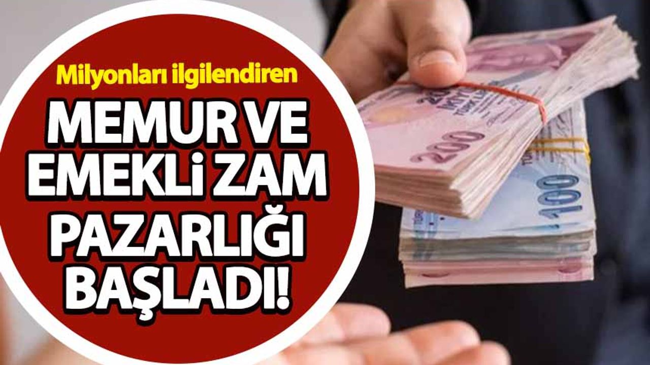 Memur Ve Emekli Zam Pazarlığı Başladı - Habervakti, Son Dakika Haber ...