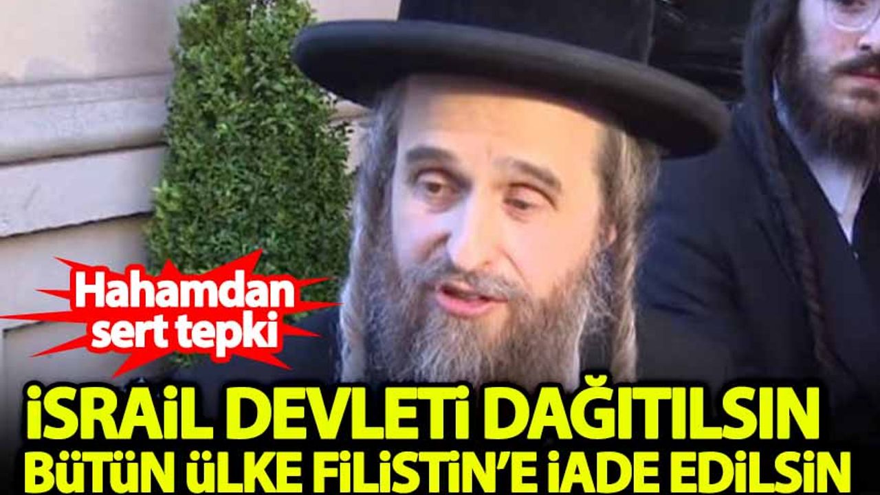 Haham Elehanan Beck: İsrail devleti dağıtılsın, bütün ülke Filistin'e iade  edilsin - Habervakti, son dakika haber, haber, güncel haberler, gazeteler