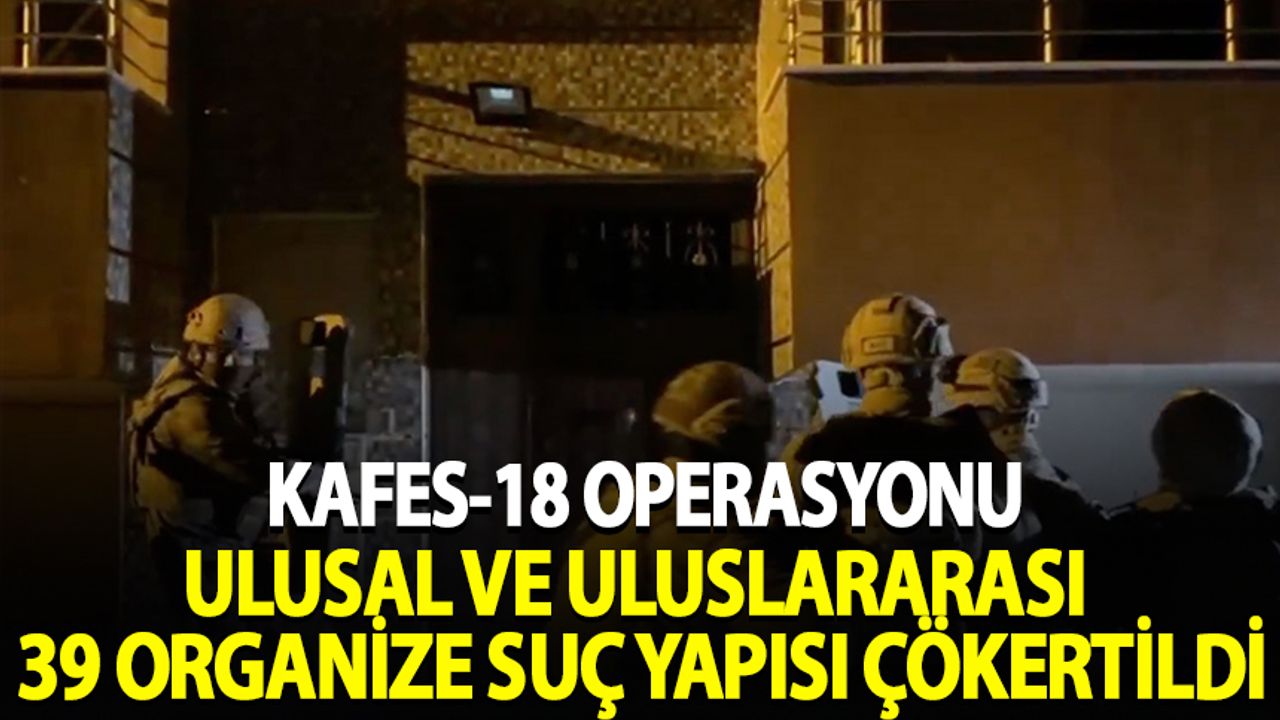 Kafes-18 Operasyonu: Elebaşları dahil 257 kişi yakalandı