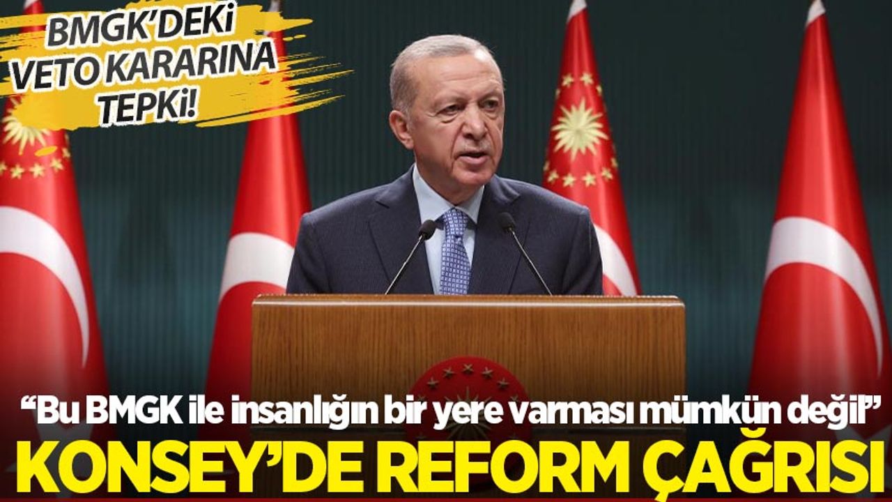 Cumhurbaşkanı Erdoğan: BMGK'nin reforme edilmesi şarttır