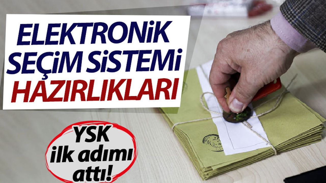 Türkiye'de seçim sisteminde büyük yenilik! İlk adım atıldı