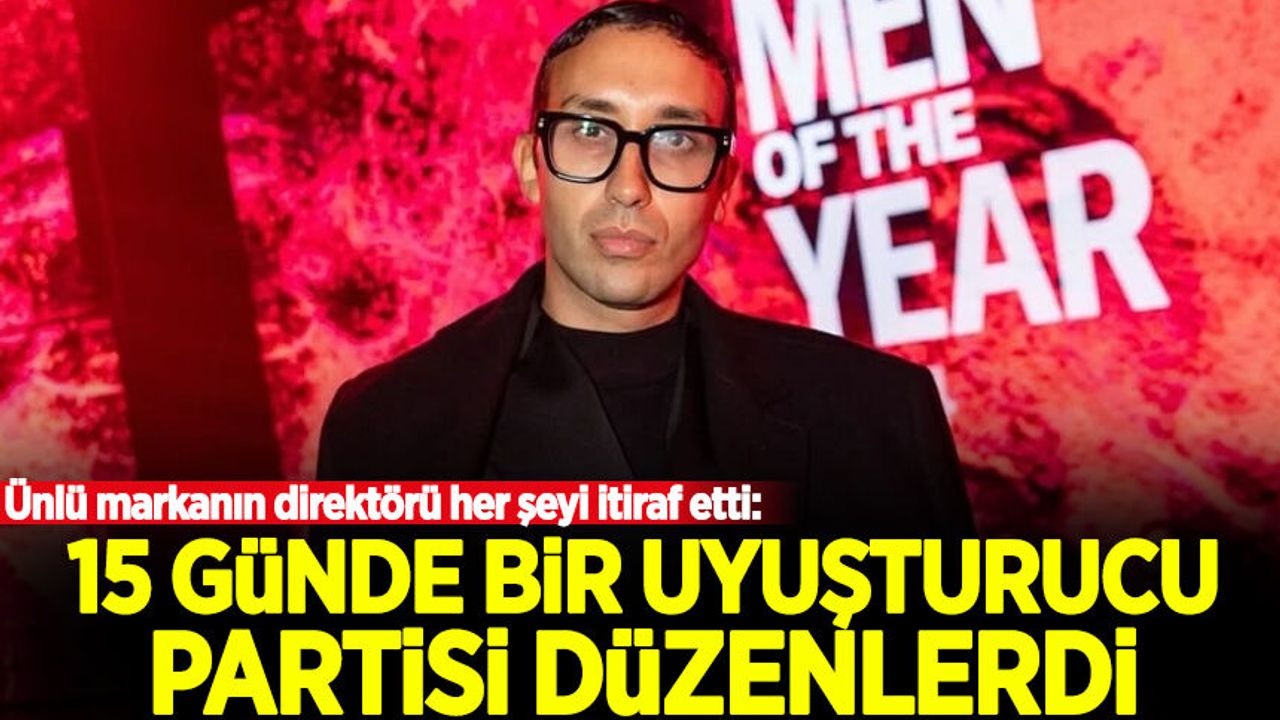 Ünlü markanın direktörü her şeyi itiraf etti: 15 günde bir uyuşturucu  partisi düzenlerdi - Habervakti, son dakika haber, haber, güncel haberler,  gazeteler