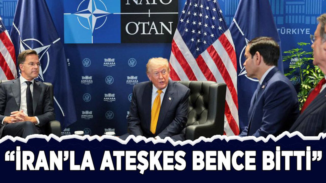 Trump: İran'la ateşkes bence bitti