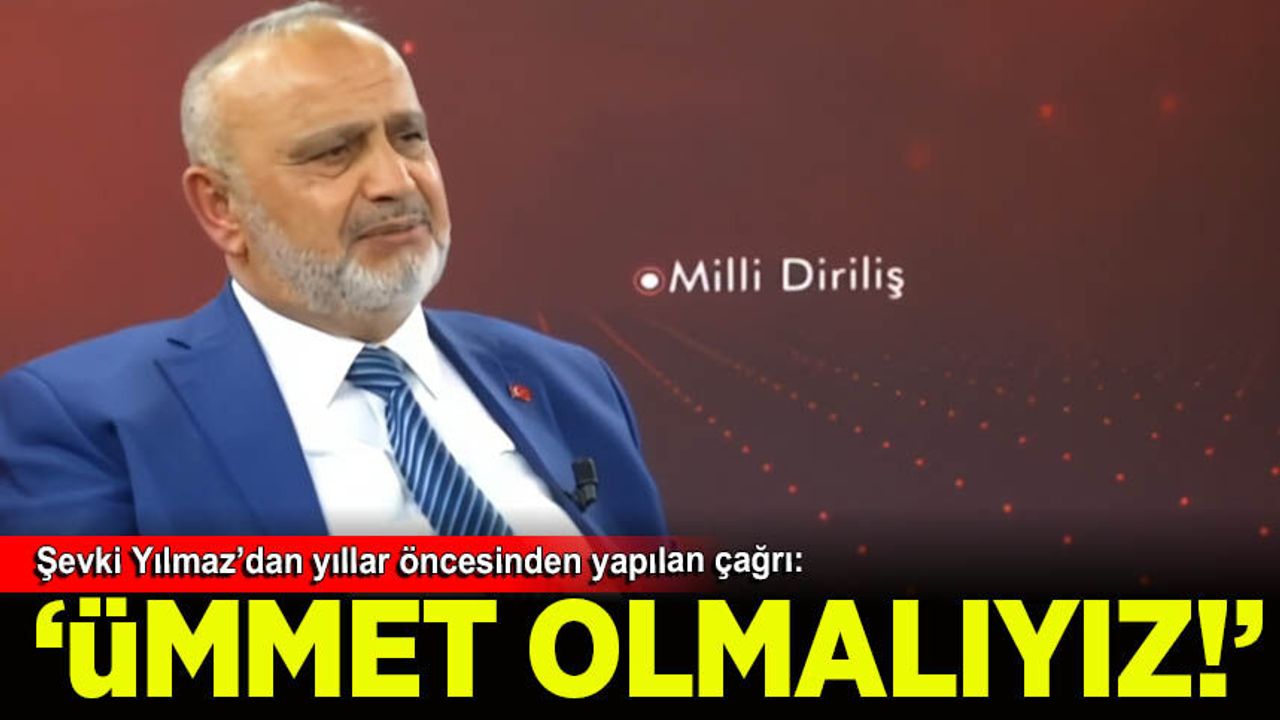 Şevki Yılmaz Yıllar öncesinden Mekke Anlaşması'nın önemini bakın nasıl vurgulamıştı?