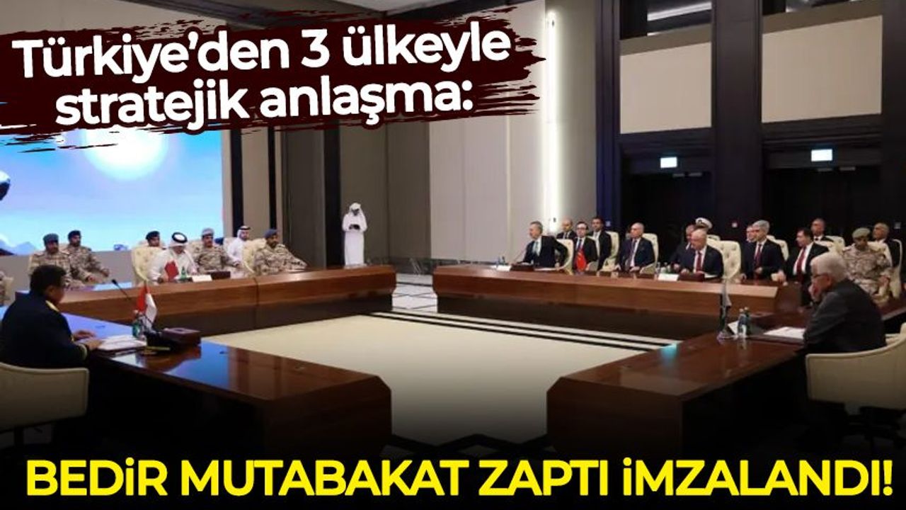 Bedir Mutabakat Zaptı imzalandı!