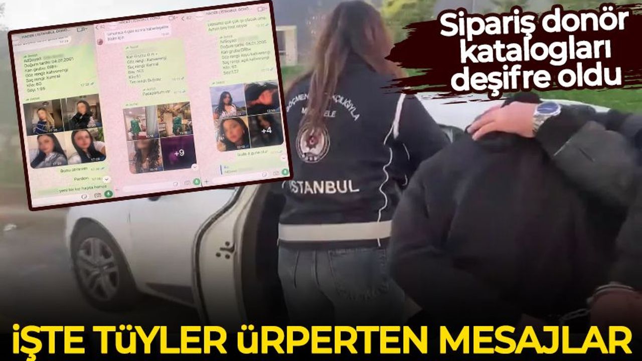 Sipariş donör katalogları deşifre oldu: İşte tüyler ürperten mesajlar