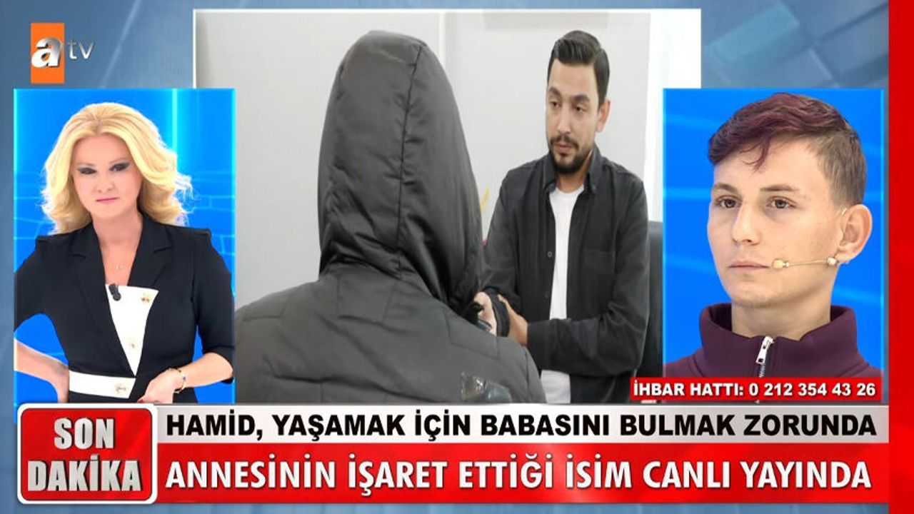Hamid'in yıllardır aradığı babası ortaya çıktı! Müge Anlı'nın programında yüzleştiler