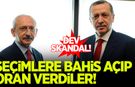 Seçimlere bahis açıp, Erdoğan ve Kılıçdaroğlu'na oran verdiler!
