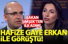 Bakan Şimşek, Hafize Gaye Erkan ile görüştü
