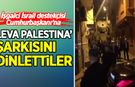 İşgalci İsrail destekçisi Alman Cumhurbaşkanı'na "Leva Palestina" şarkısı dinlettiler