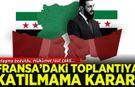 Suriye yönetimi masadan kalktı: SDG'ye rest! Fransa'daki toplantıya katılmama kararı