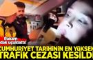 Cumhuriyet tarihinin en yüksek trafik cezası kesildi: Rakam dudak uçuklattı